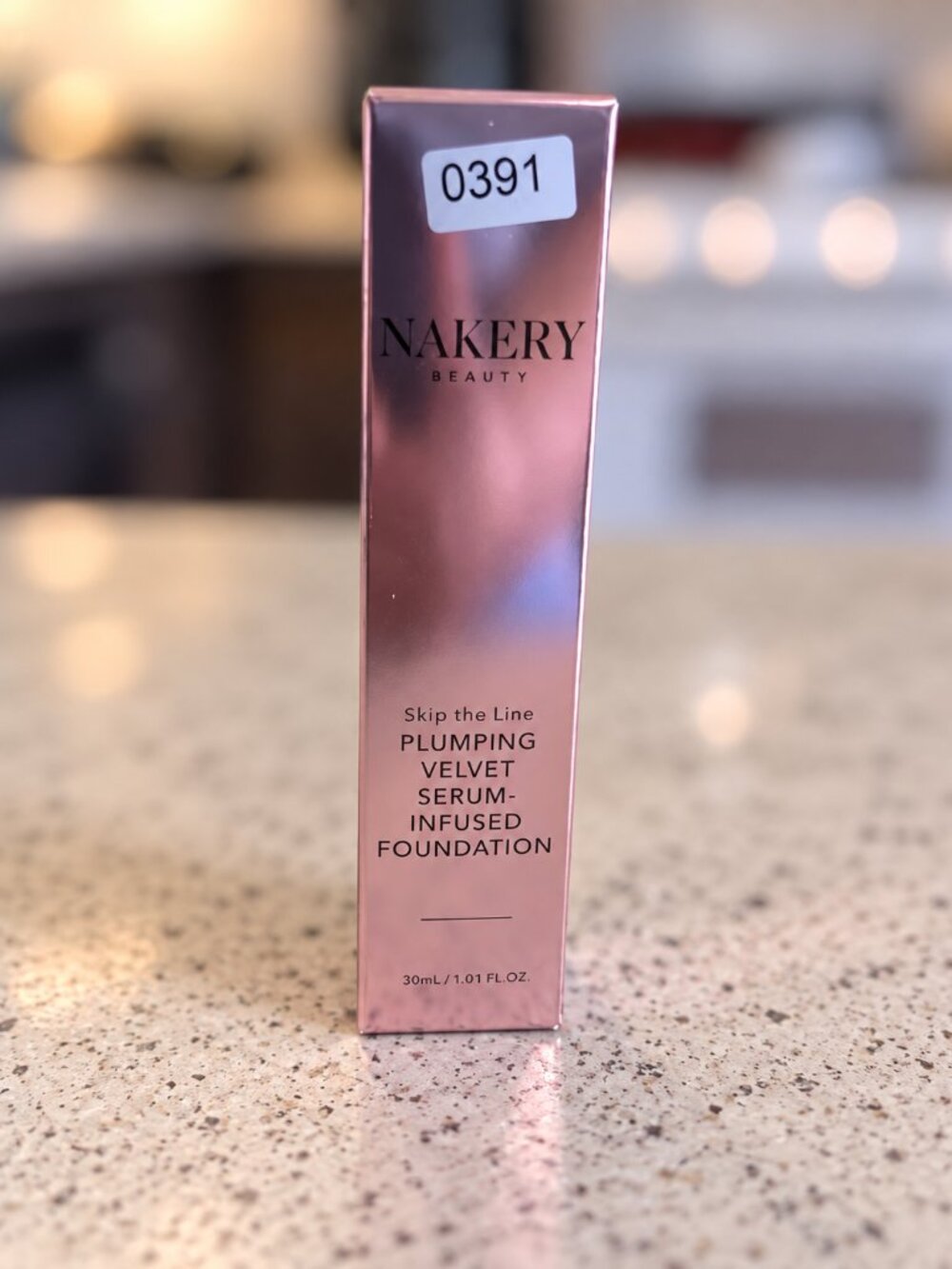 Nakery Beauty Skip the Line Plumping Velvet Serum-Infused Foundation – Medium –